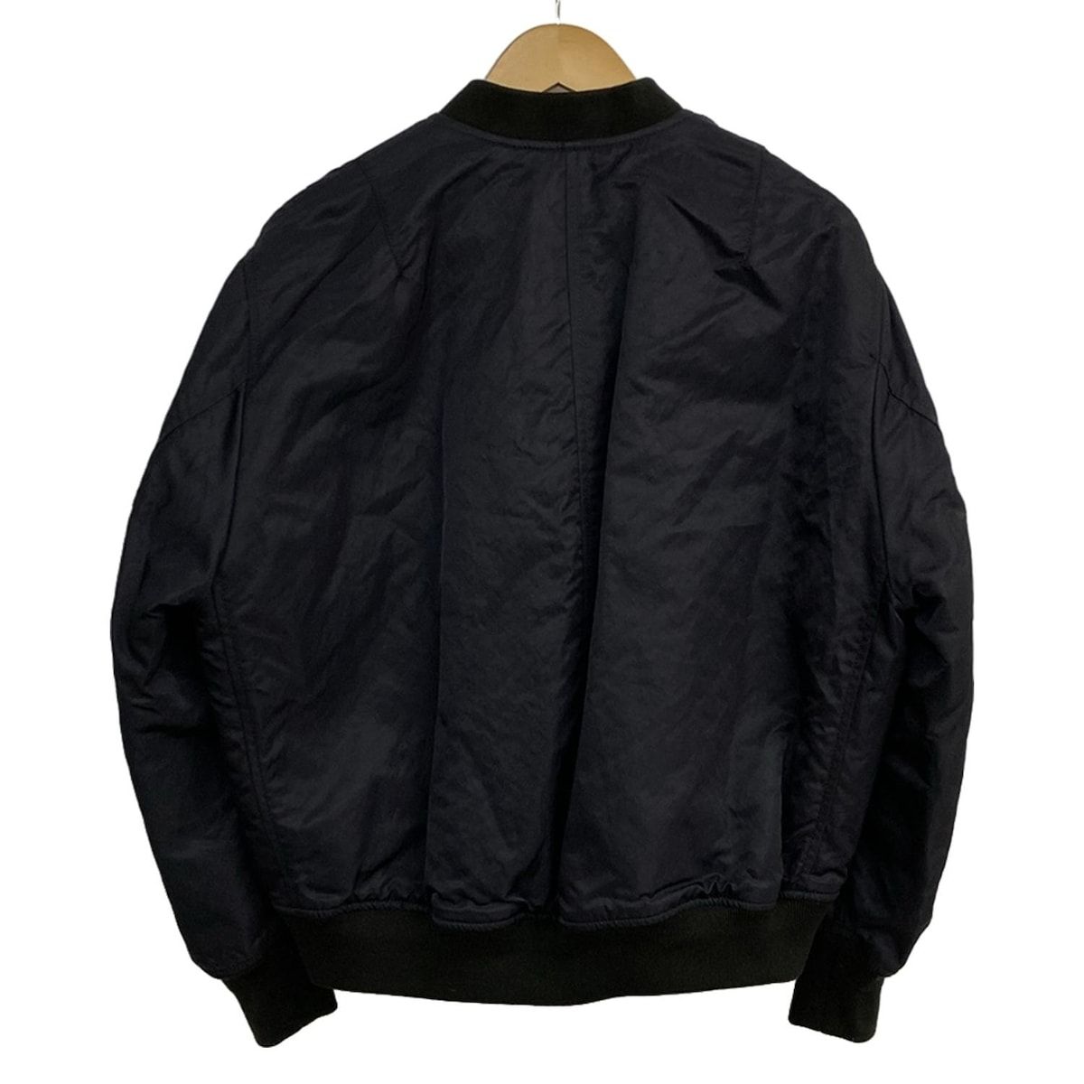 R'IAM PLAGE リアム プラージュ　MA-1 ジップアップ ブルゾン R'IAM-PLAGE(リアムプラージュ) ブルゾン レディース美品 - 黒 長袖/W