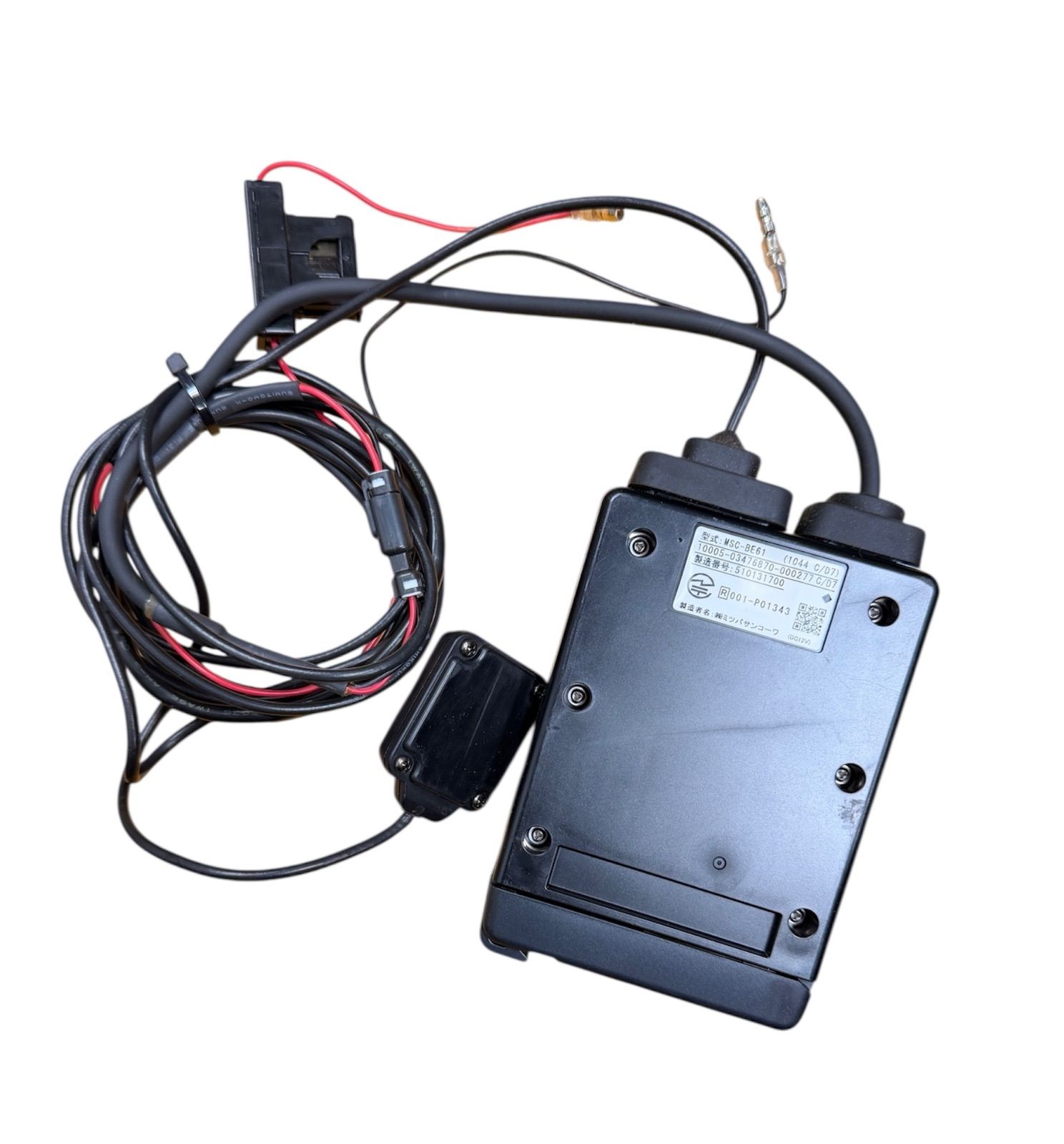 MITSUBA 二輪車用ETC車載器 MSC-BE61 MITSUBA ETC車載器 MSC-BE61W 未使用品