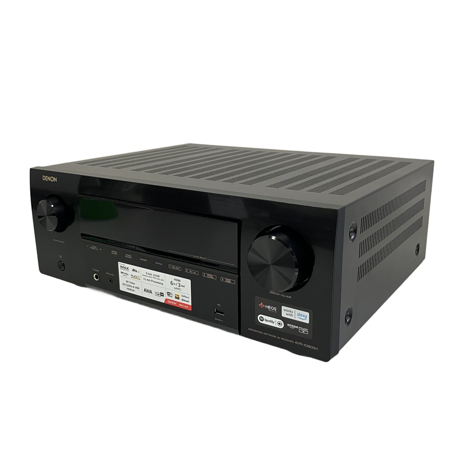 DENON AVR-X3800H AVアンプ 完動美品 メーカー完全修理済み AVR-X3800H