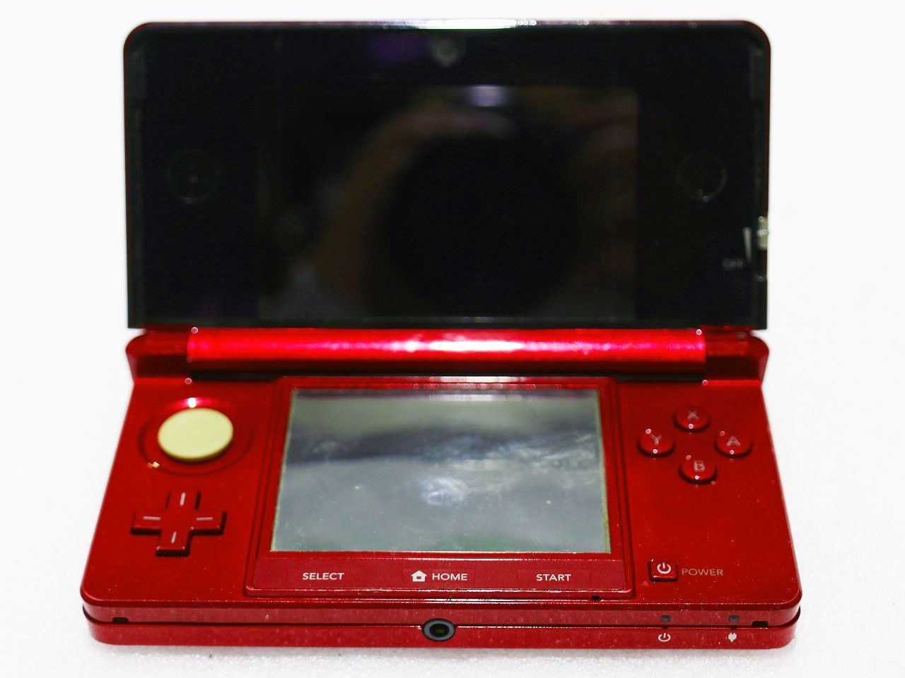 質Banana !!! Nintendo 任天堂 3 DS レッド ポータブルゲーム機 部品取りに♪ ゜