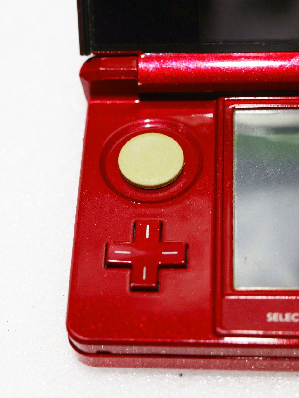 質Banana !!! Nintendo 任天堂 3 DS レッド ポータブルゲーム機 部品取りに♪ ゜