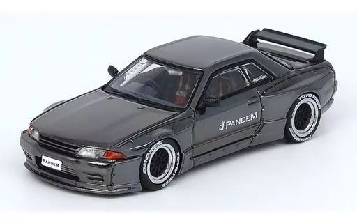 中古】ミニカー 1/64 Nissan スカイライン GT-R R32 Pandem(クローム