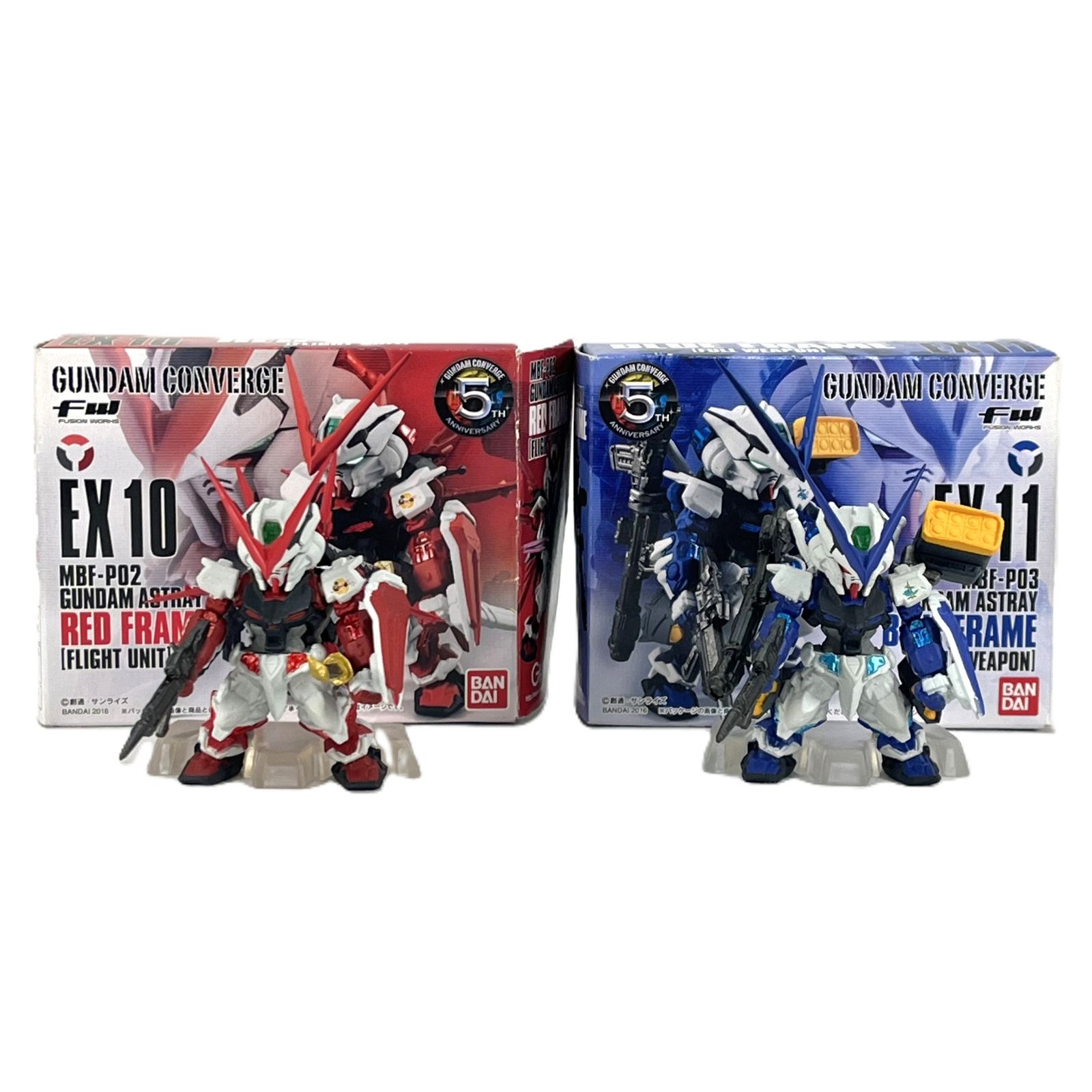 【新品】ガンダムコンバージ EX-10 EX-11 アストレイ レッド ブルー 新品】ガンダムコンバージ EX-10 EX-11 アストレイ レッド ブルー FW