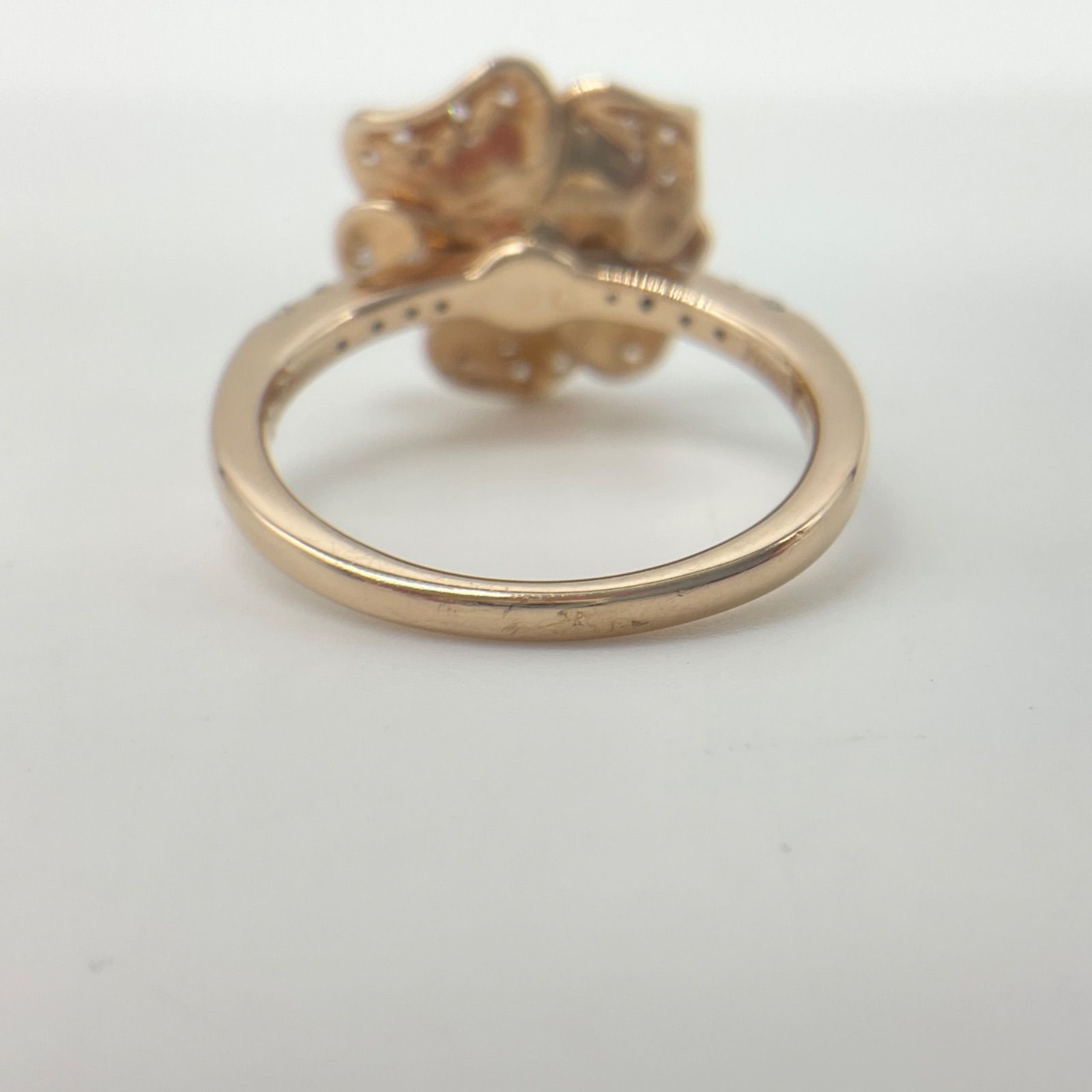 NADIA ナディア ピンクサファイア0.47ct リング 指輪 11号 K18PG 