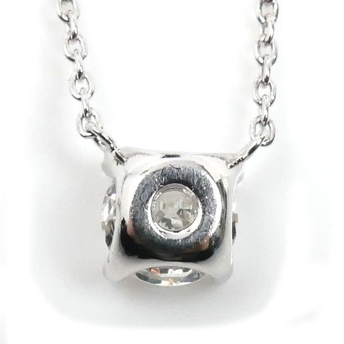 ヴァンドーム青山 Pt950/850 一粒ダイヤ キャトルネックレス Vendome Aoyama ヴァンドーム青山 Pt950/850 ネックレス ダイヤモンド