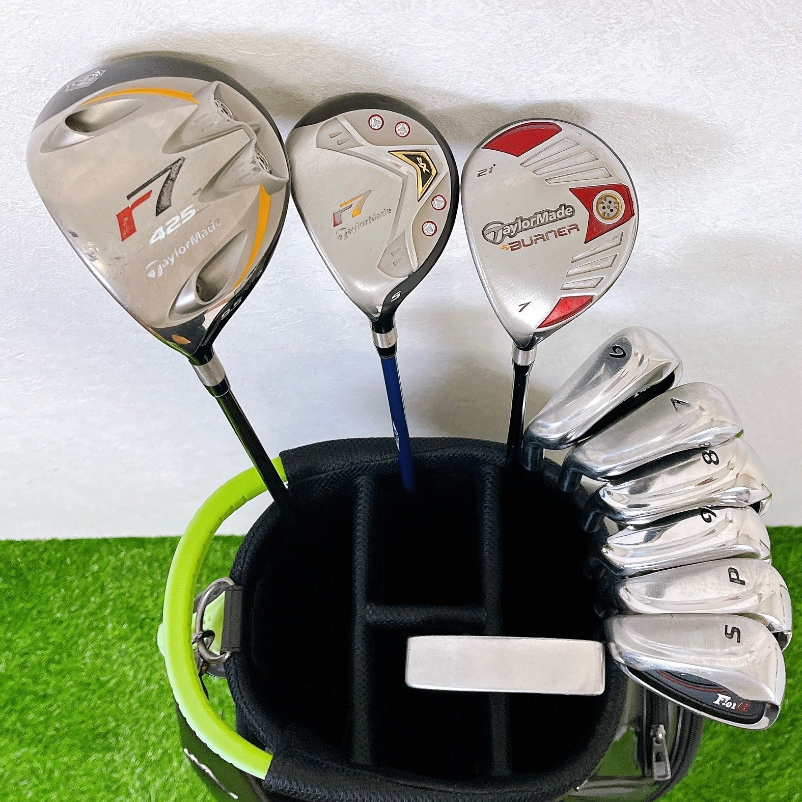 左利き用 テーラーメイド r7 バーナー メンズレフティゴルフセット