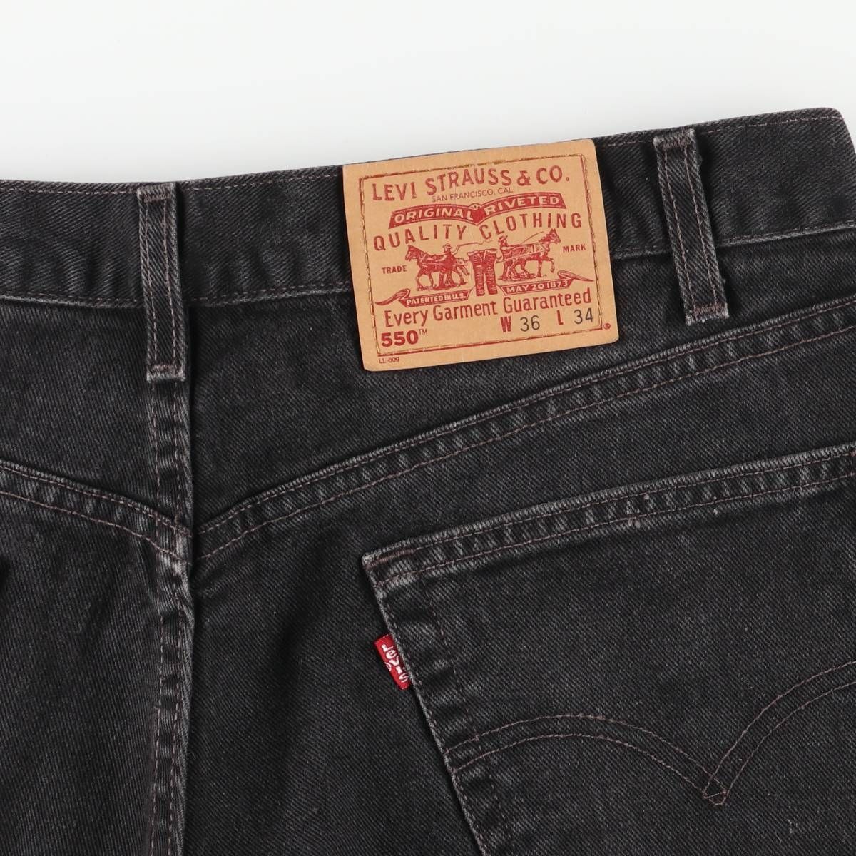 メンズ 古着 00年代 リーバイス Levi's 00550-0260 ブラックデニム