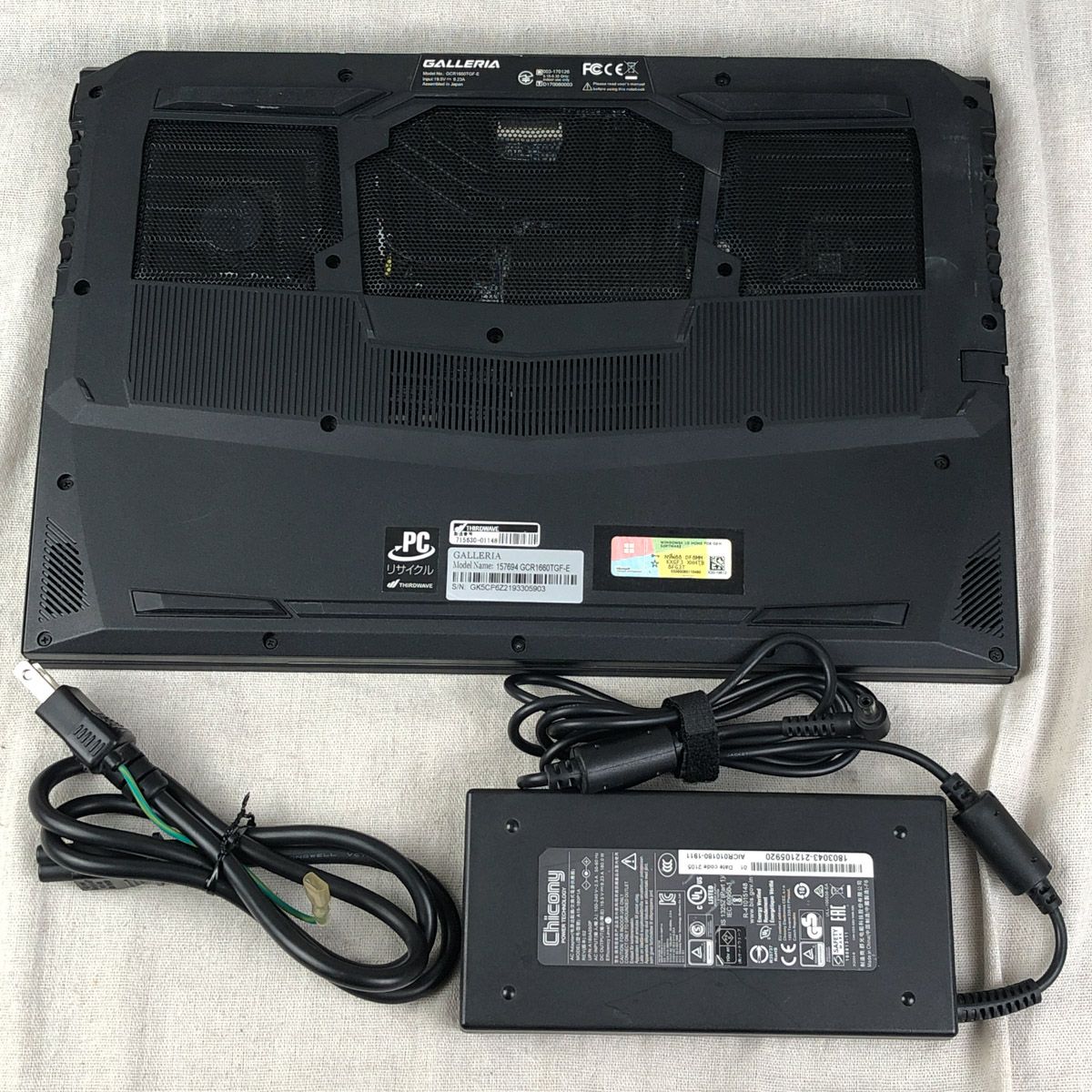◇ジャンク品◇ゲーミングノートPC パソコン GALLERIA ガレリア 