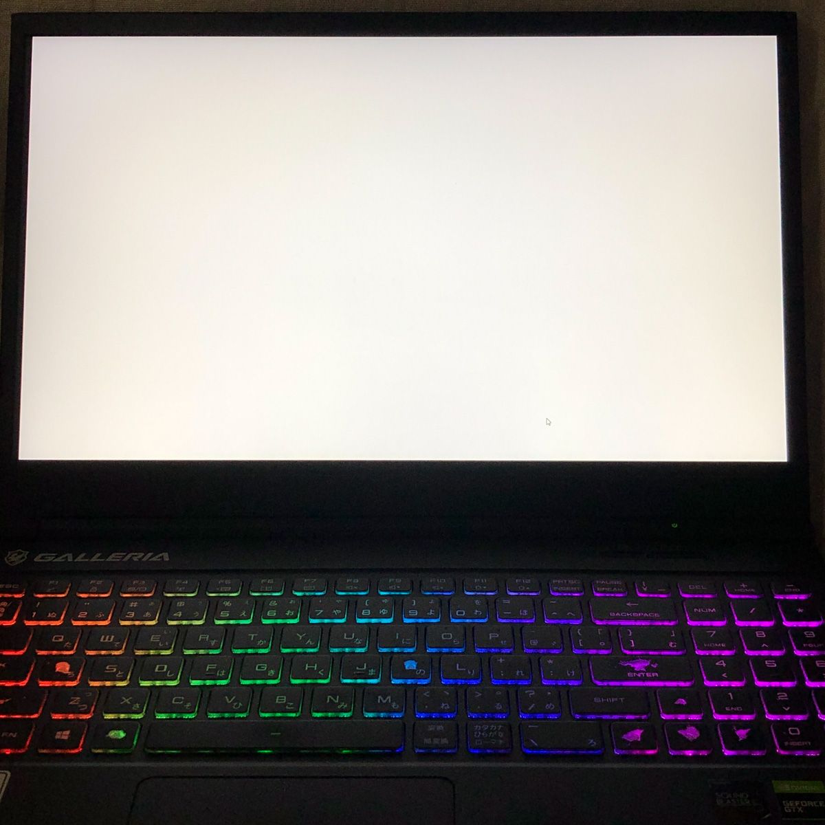 GALLERIA ◇ジャンク品◇ゲーミングノートPC パソコン XL7R ◇ジャンク