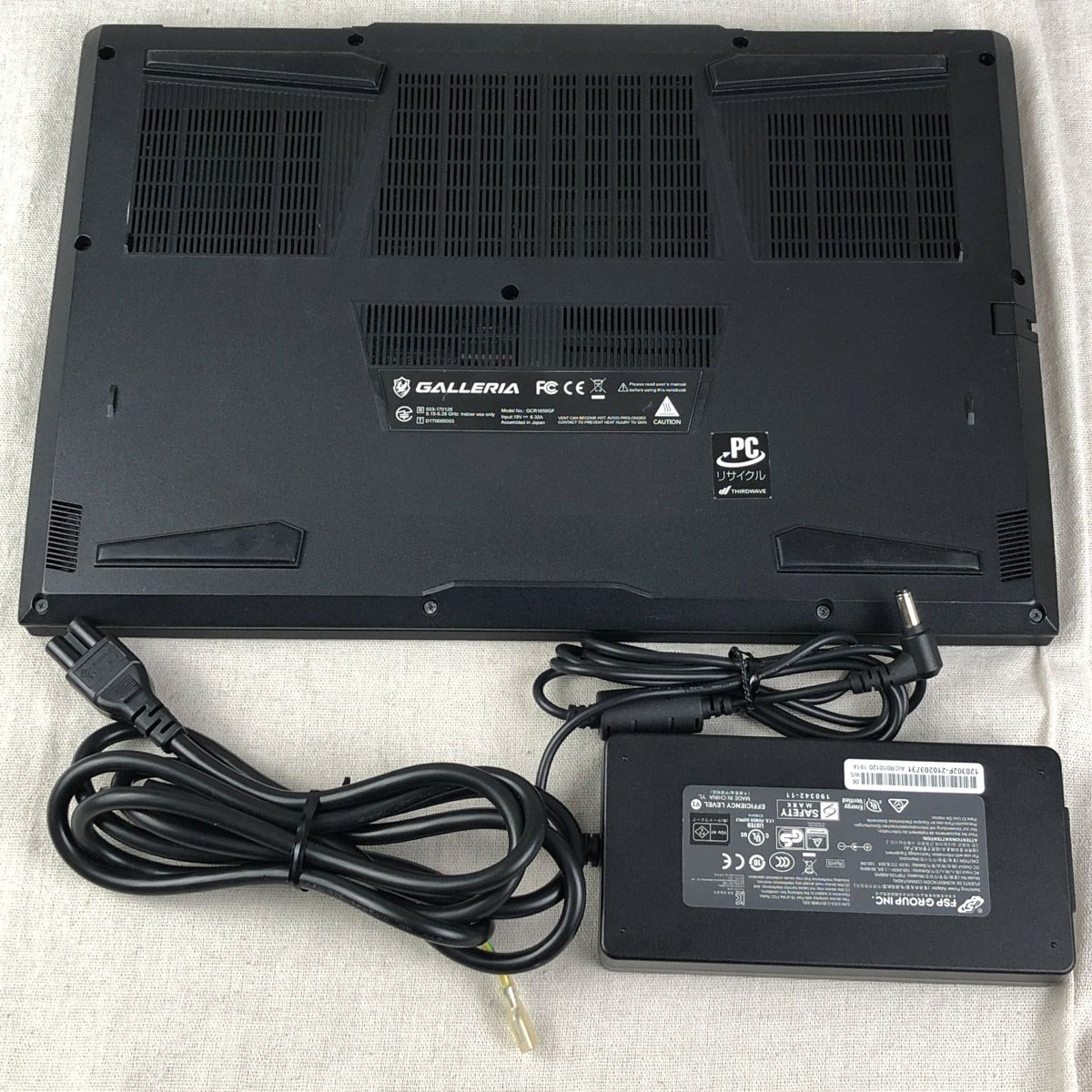 GALLERIA ◇ジャンク品◇ゲーミングノートPC パソコン XL7R ◇ジャンク