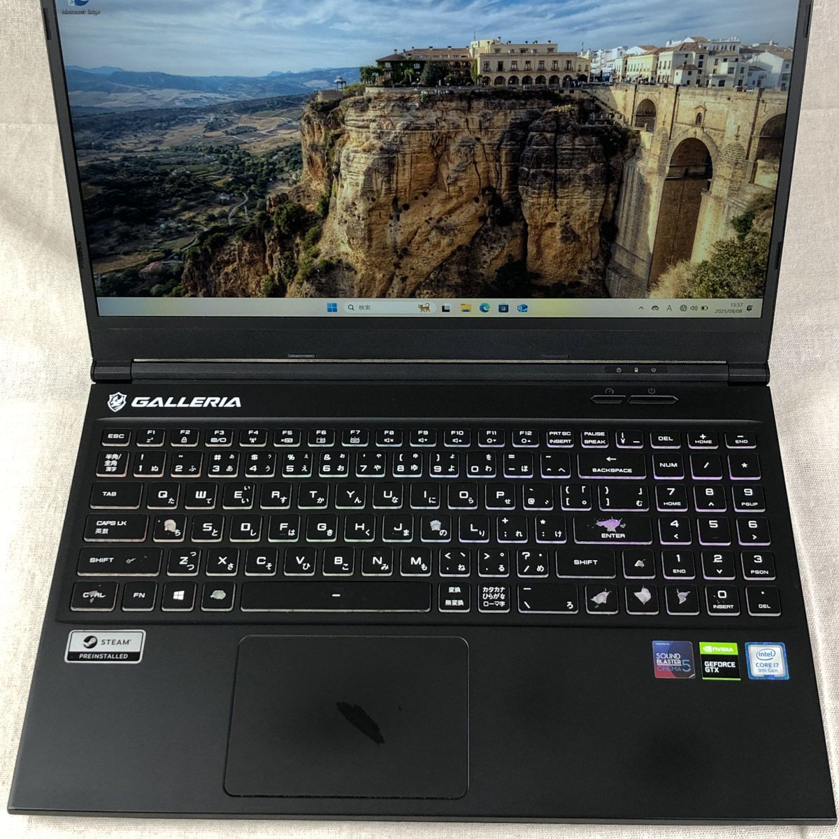 GALLERIA ◇ジャンク品◇ゲーミングノートPC パソコン XL7R ◇ジャンク