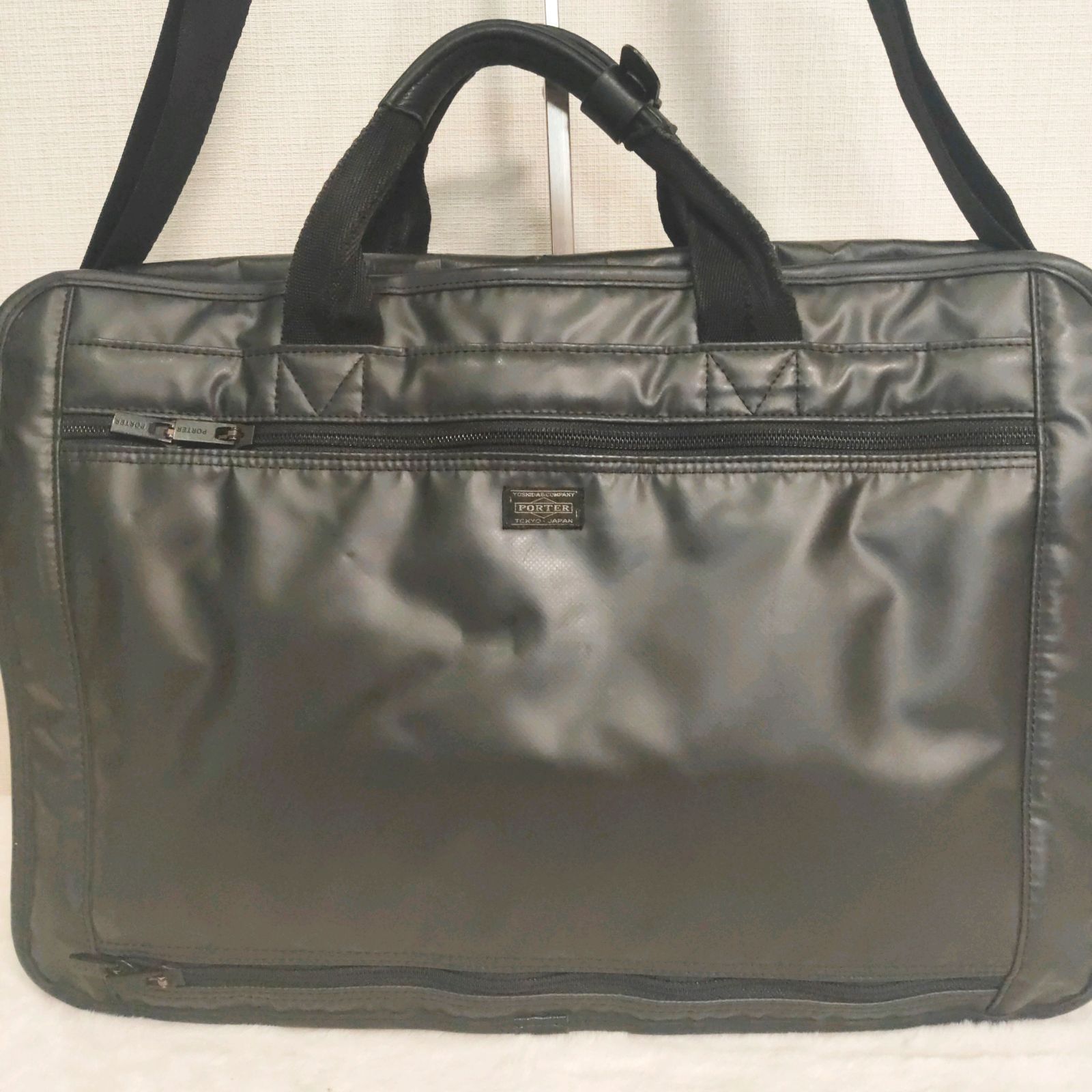 PORTER ポーター ビジネスバッグ 2way ブリーフケース ナイロン 黒 
