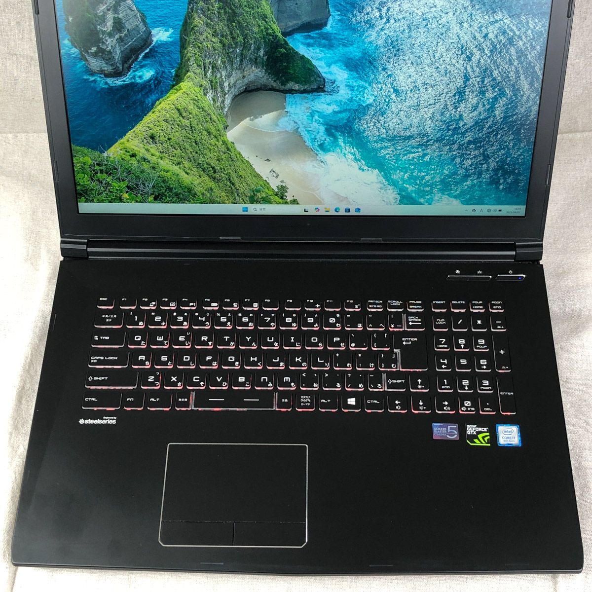 GALLERIAゲーミングノーPC core i7-8750H GTX1060 ◇ジャンク品・本体のみ◇ゲーミングノートPC パソコン GALLERIA