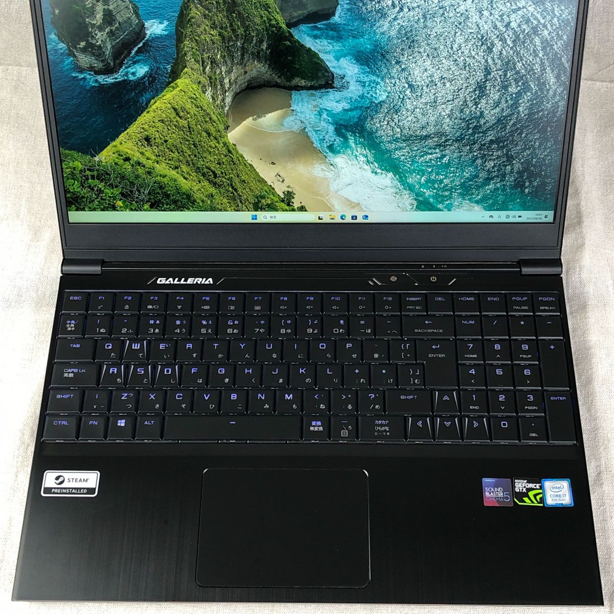 GALLERIAゲーミングノーPC core i7-8750H GTX1060 ゲーミングPC i7-8700 GTX1060 GALLERIA BD付 ゲーミングPCフルセット