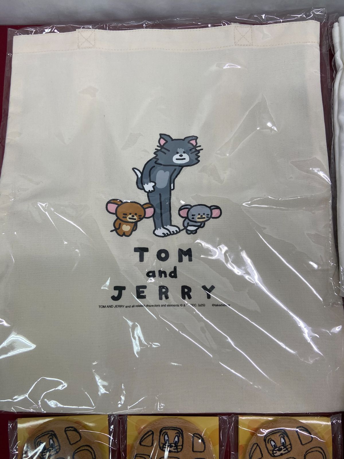 Happyくじ TOM and JERRY FUNNY ART! 5 A賞 フィギュア B賞 コラボレーションTシャツ C賞 コラボレーショントートバッグ D賞 ポーチ 他 大量 セット トムとジェリー 710