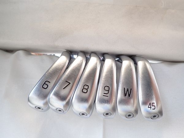 ピン G430 アイアン TRAVIL IRON 95 リシャフト 5本+45度 S グリーン