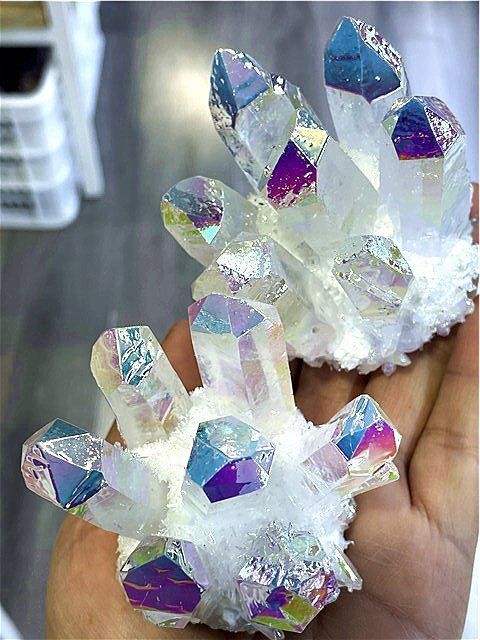 超綺麗アーカンソー産レインボーオーラクラスターB1221/E319/98D