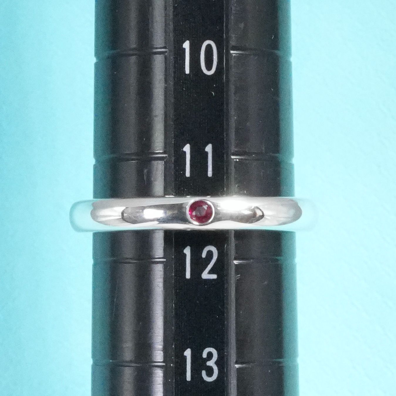 極美品11.5号 ティファニー ルビー スタッキングバンド リング25-2668