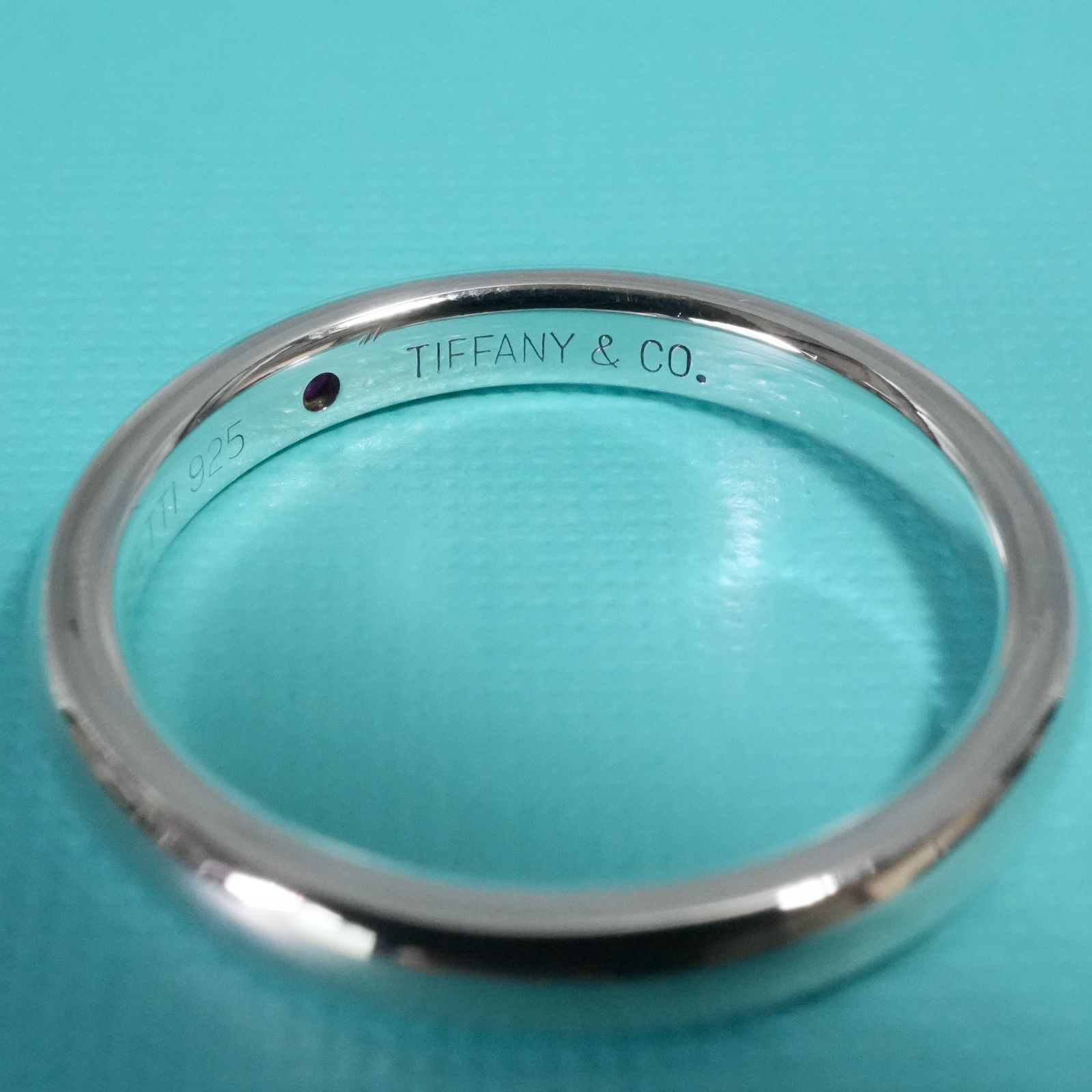 極美品11.5号 ティファニー ルビー スタッキングバンド リング25-2668