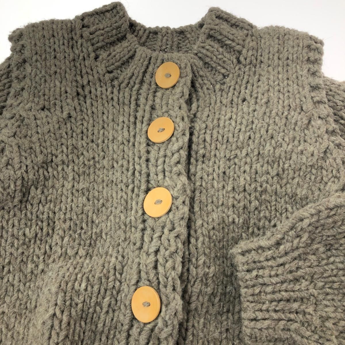 ETRE TOKYO エトレトウキョウ ショルダータックハンドニットカーデ