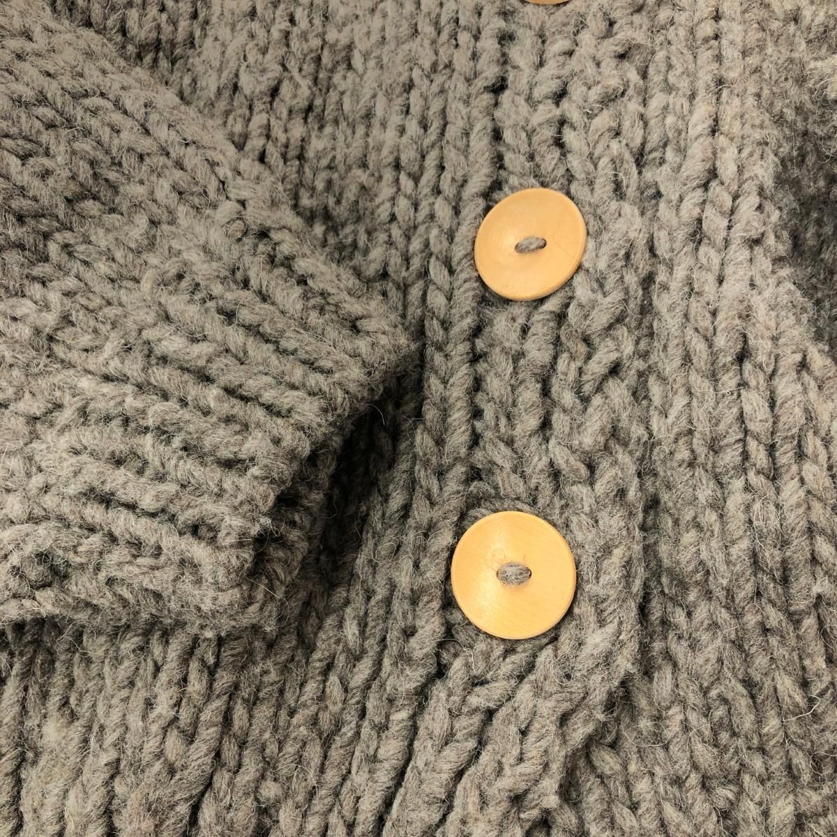 エトレトウキョウ　2WAYハンドニットカーディガン　ブラウン ETRE TOKYO(エトレトウキョウ)｜2wayハンドニットカーディガン