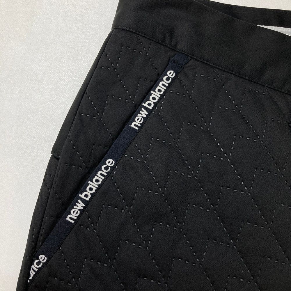 ニューバランスゴルフ　キルティング　ゴルフパンツ　ブラック　サイズ5 ゴルフパンツ ニューバランス ゴルフ サイズ5 ニューバランスゴルフ