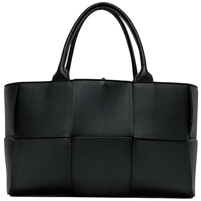 ボッテガヴェネタ　アルコトート　ショルダー　黒 ストラップ付きスモール アルコ トートバッグ のために メンズ で