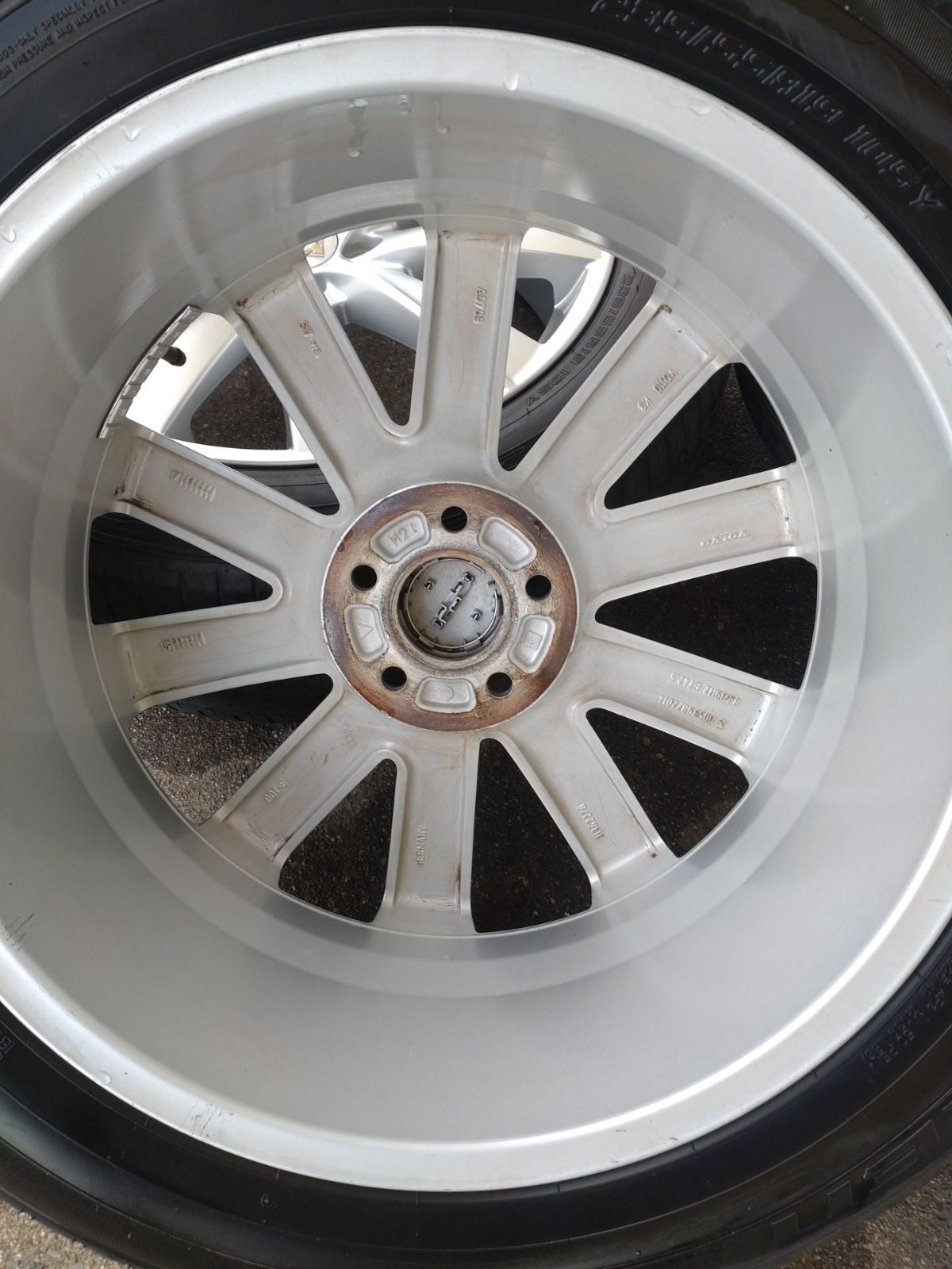 ボルボ XC90 純正 10-Spoke Turbine ホイール 19インチ 8J+42.5 108-5H