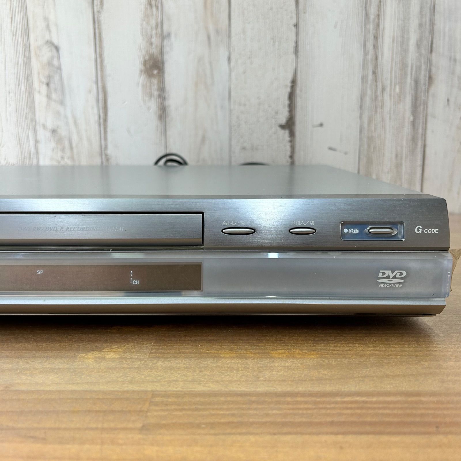 SHARP DV-SR100 DVDレコーダー 電源ケーブル一体型 DVD再生確認済み