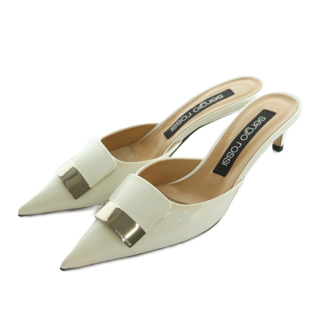 Sergio Rossi ラインストーン付きミュール Sergio Rossi ラインストーン付きミュール Sergio rossiセルジオロッシ