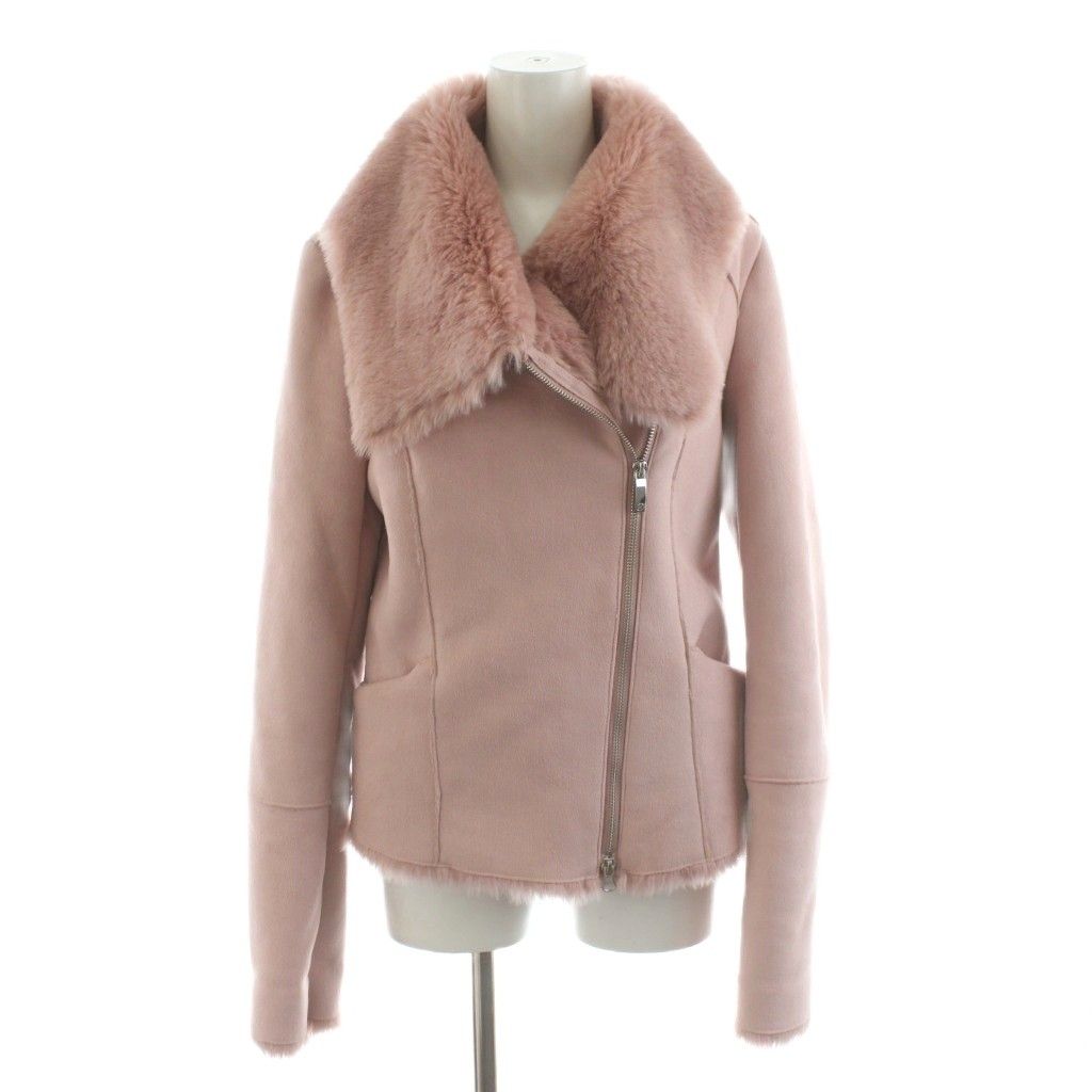 アルマーニ ジーンズ ARMANI JEANS フェイクムートンジャケット ファー