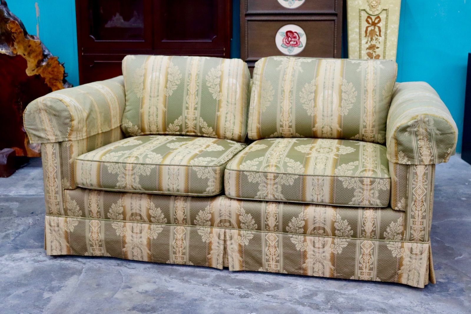 美品 DREXEL ドレクセルヘリテイジ 2人掛けソファ 定価90万 Drexel