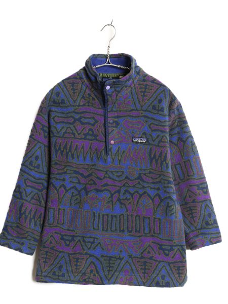 90s USA製 パタゴニア シンチラ スナップT キッズ M 140cm / 98年製