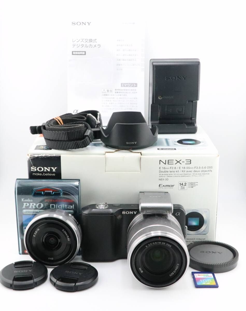 SONY NEX-3 ボディ+ E 16mm F2.8 レンズ付属　液晶擦れ傷有 SONY NEX-3 ボディ+ E 16mm F2.8 レンズ付属 液晶擦れ傷有 SONY NEX-3