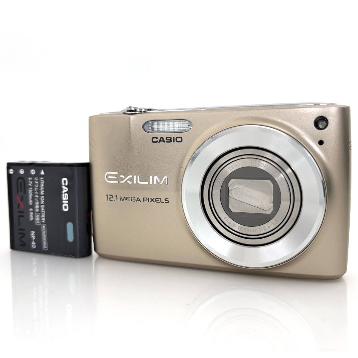 カシオ】CASIO EXILIM EX-Z400 コンパクトデジタルカメラ バッテリー