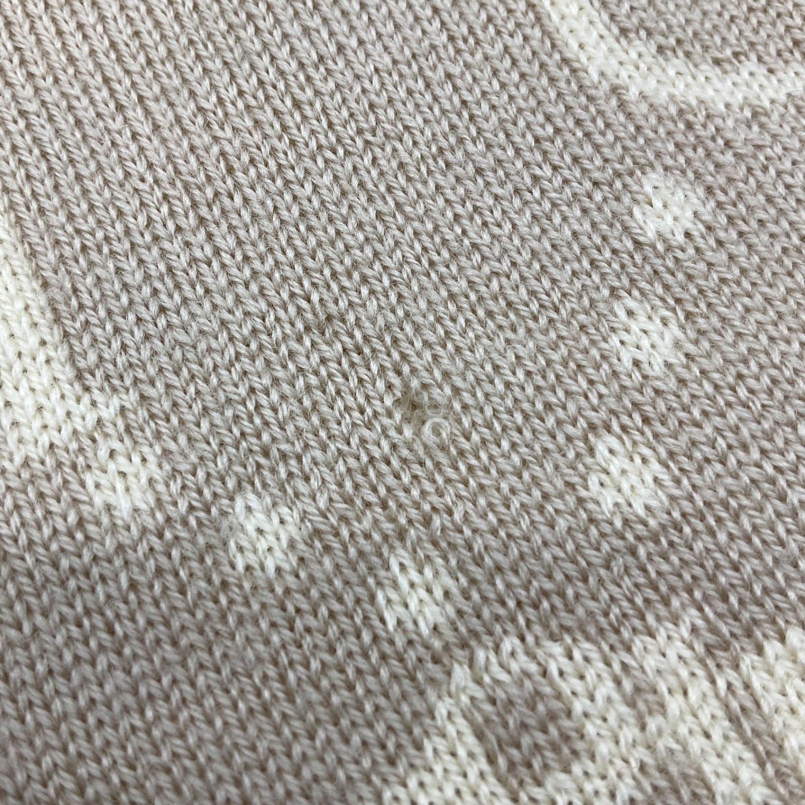 クリスチャンディオール ベージュ マフラー トロッター オブリーク ウール