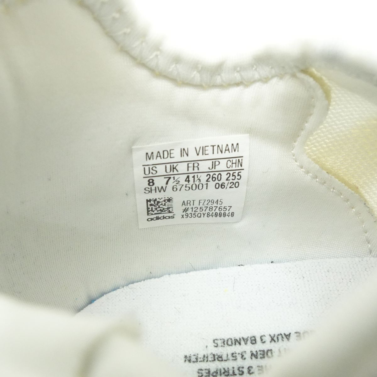 adidas アディダス ZX 2K Boost ブースト FZ2945 US8 26cm 箱無 ※中古