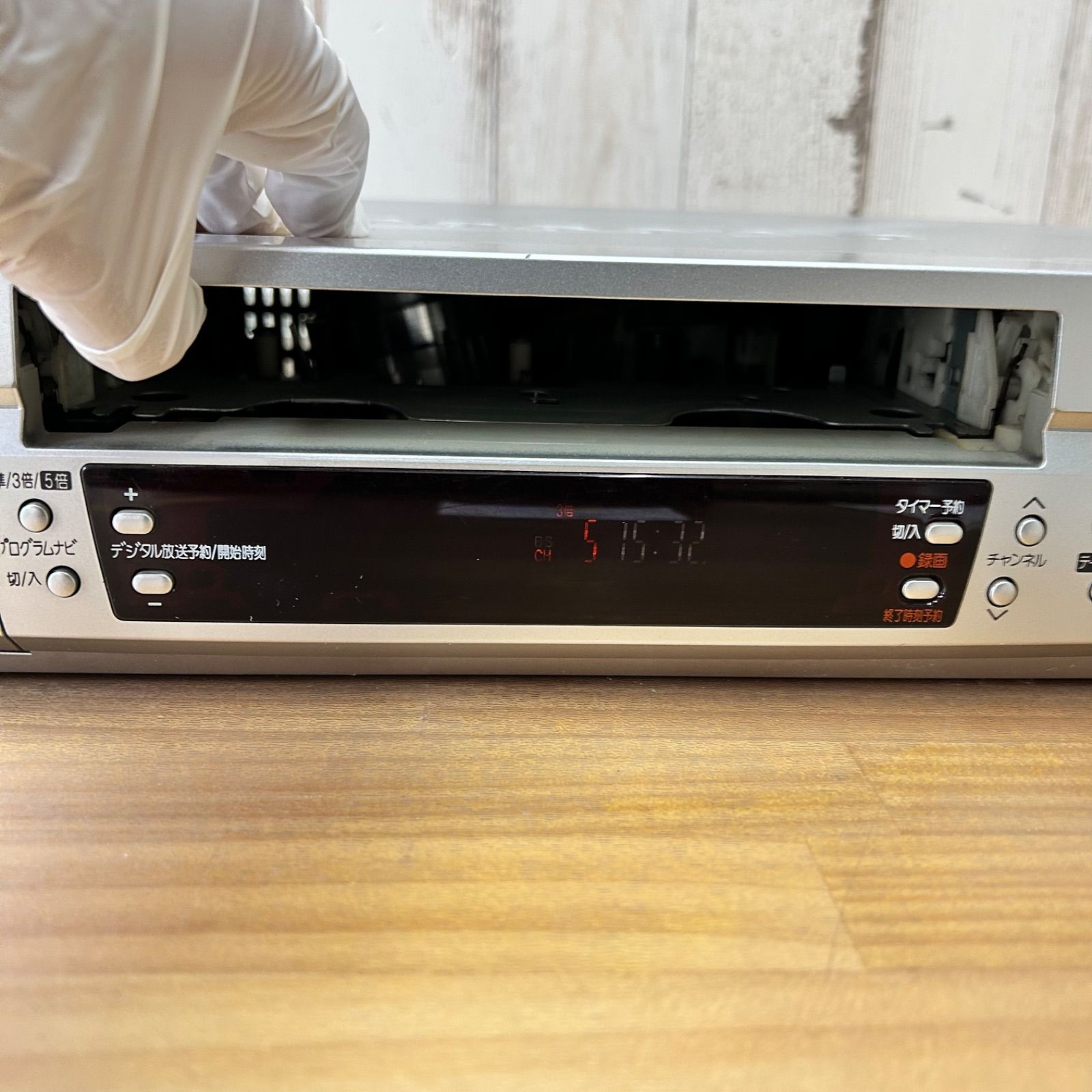 Panasonic NV-HXB10 VHSビデオデッキ Hi-Fi STEREO 電源ケーブル付き