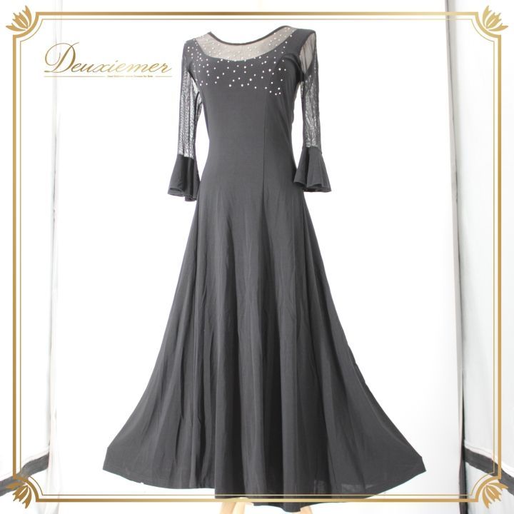 社交ダンス 衣装 スタンダード ドレス ワンピース レッスンウェア