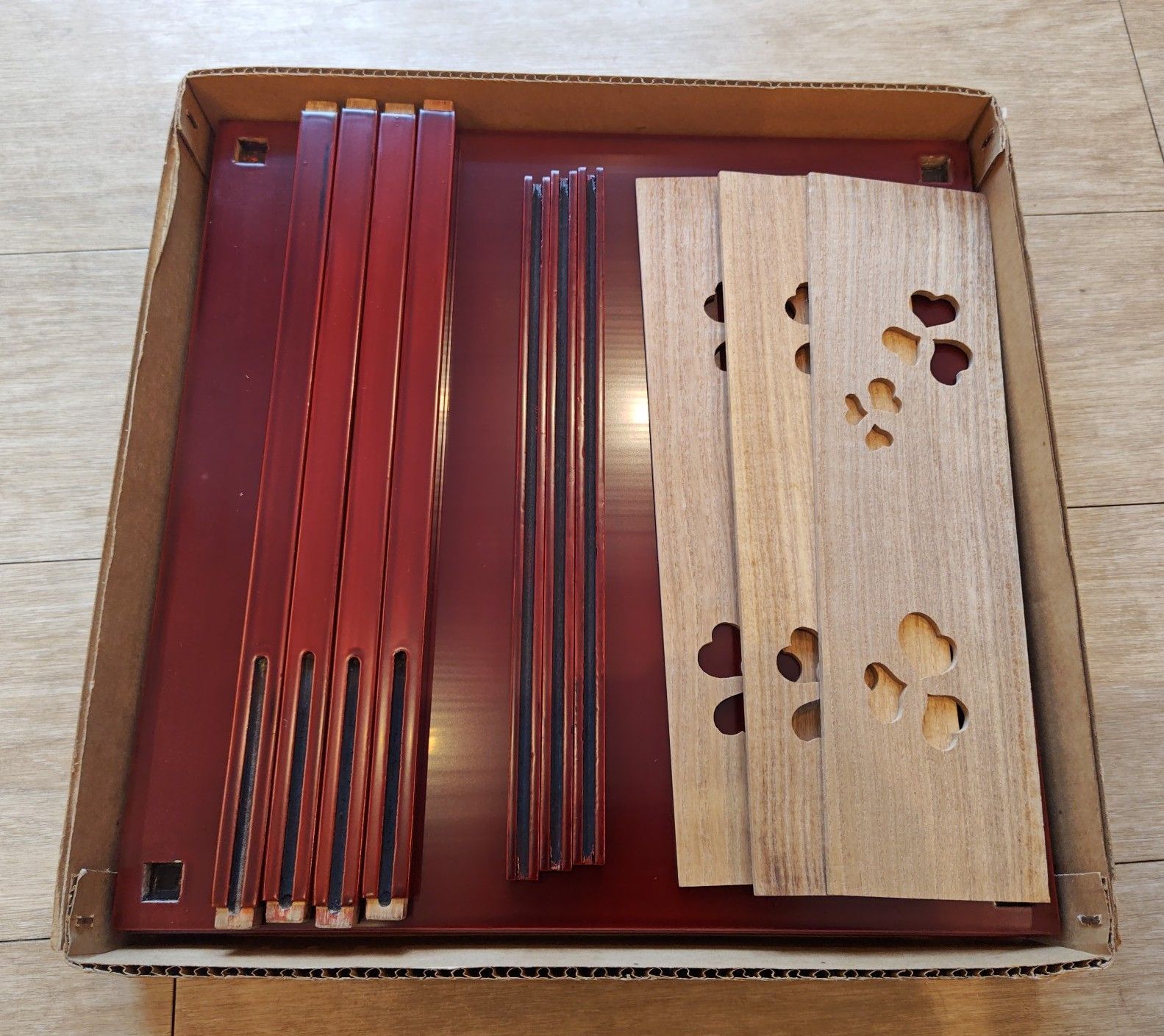 逢絢亭・中古品】茶道具 棚物 四方棚 組立式 宗偏流 宗偏流好み 木製