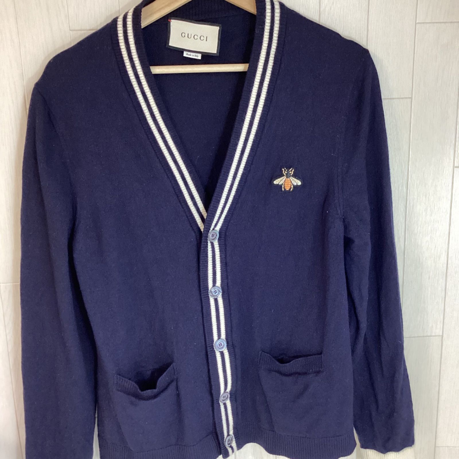 グッチ カーディガン (XL) GUCCI Beeカーディガン 蜂 …e.s - メルカリ