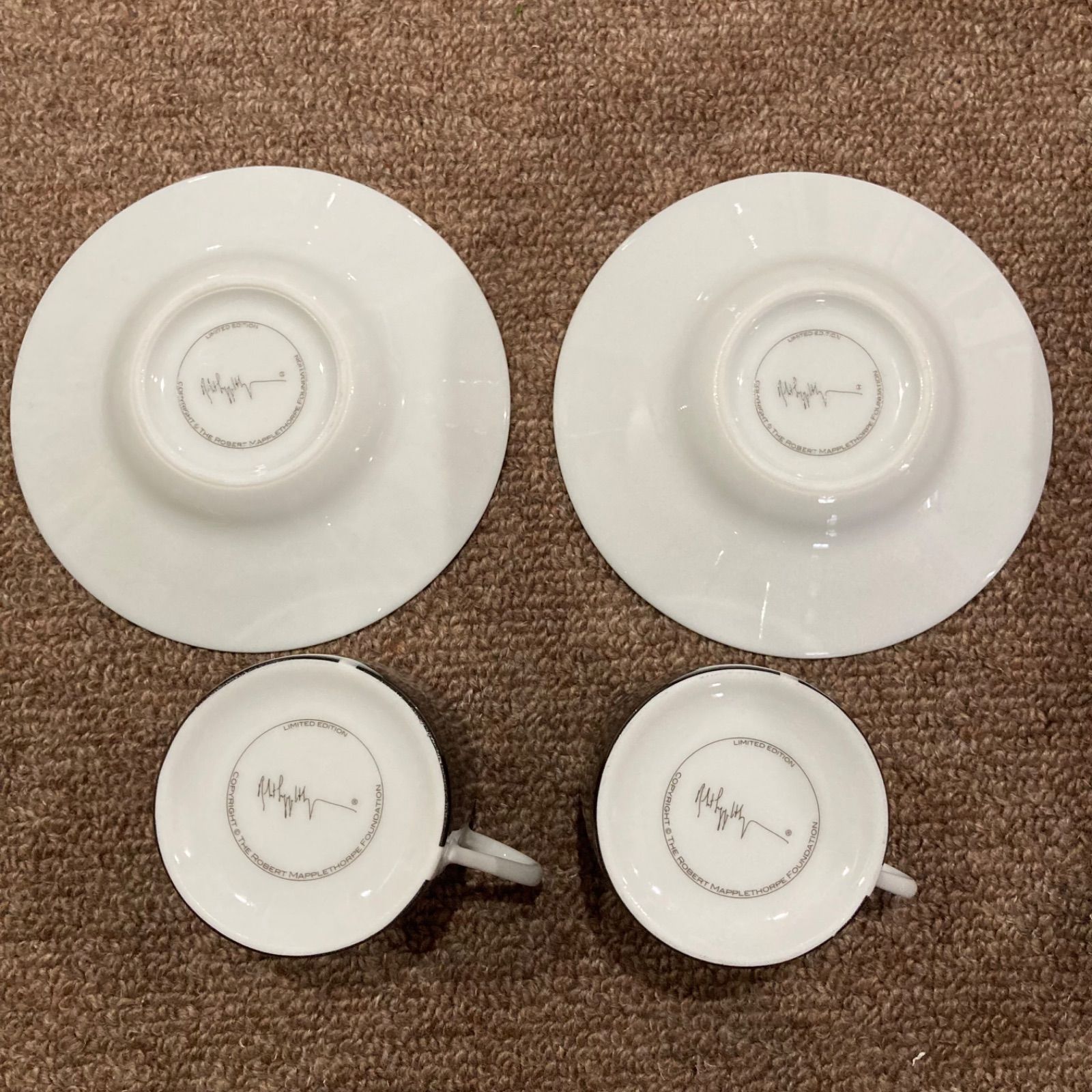  ロバート メイプルソープ エスプレッソ カップ＆ソーサー2客セット ティーカップ ソーサー コーヒー ティーカップ