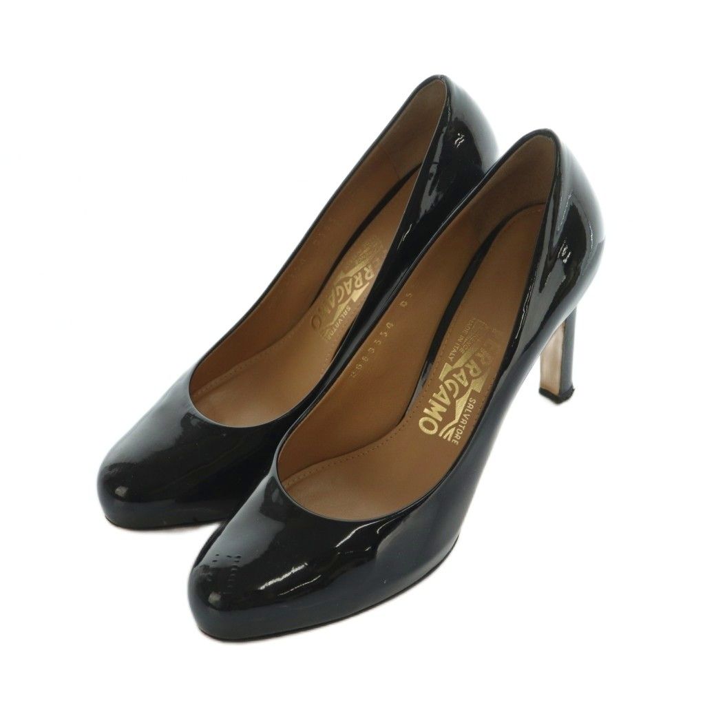 未使用級✨ferragamo EVA MOSA ヴァラ ラウンドトゥ パンプス 楽天市場】パンプス（ブランドフェラガモ・形状（つま先）ラウンドトゥ