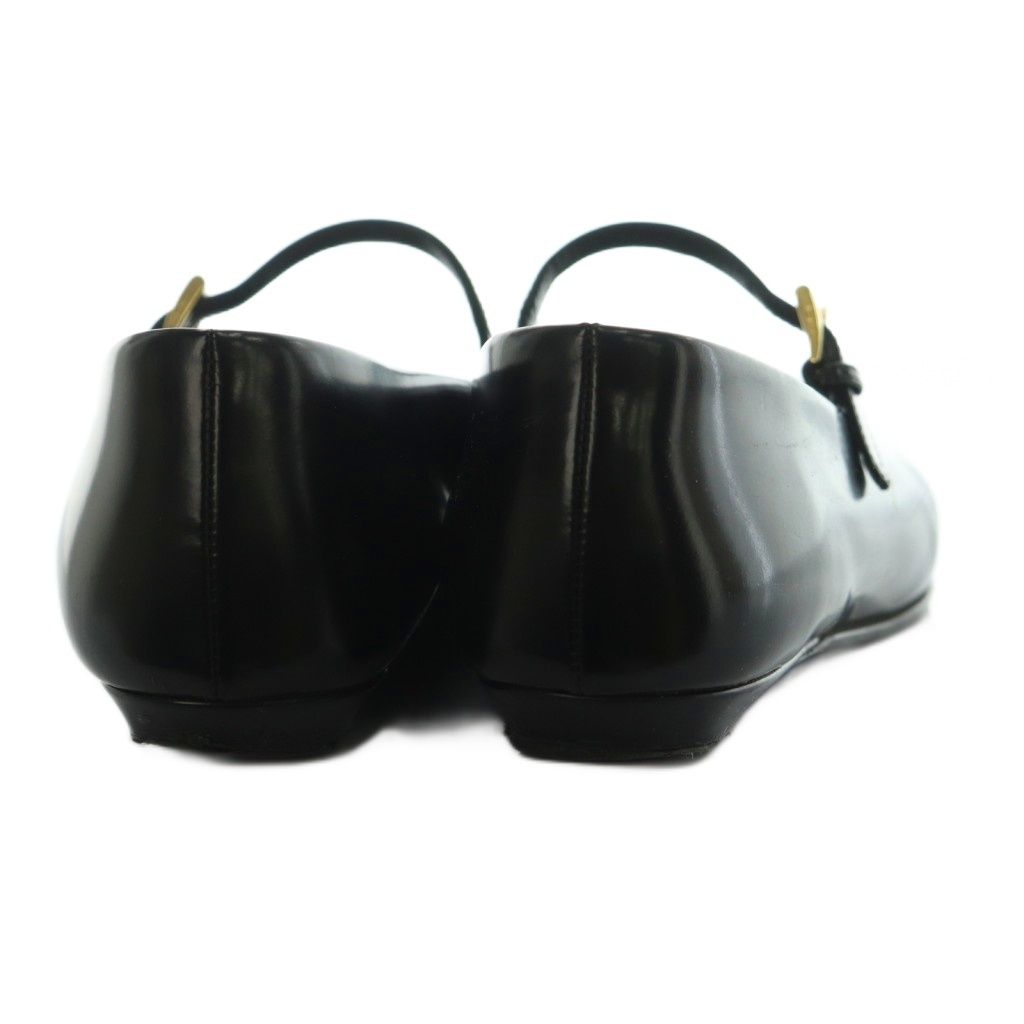 Prada sportプラダスポーツ　メリージェーン フラットシューズ　レザー 靴 PRADA SPORT Mary Jane Enamel Leather Prada Sport Black Leather