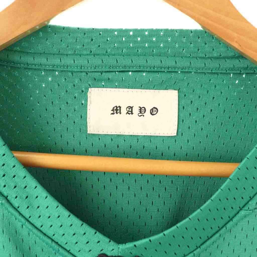 メイヨー MAYO メッシュカットソー Tシャツ 半袖 M グリーン /NR OS SH 