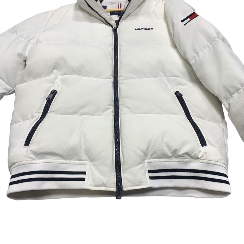♪3791 TOMMY HILFIGER トミーヒルフィガー ホワイト ダウンジャケット 