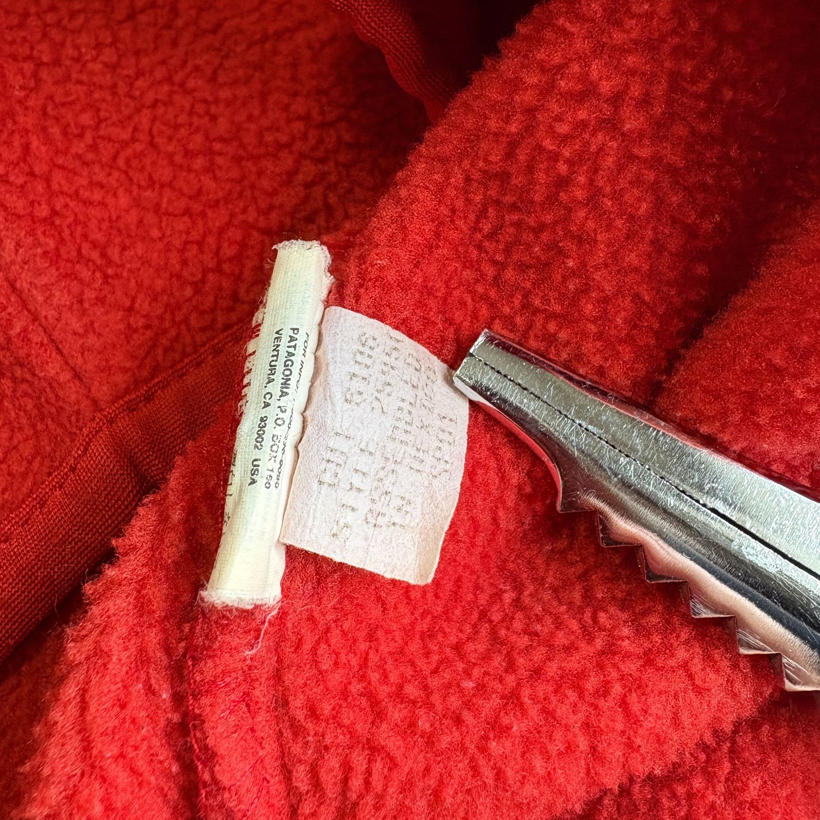 00s 2001年 MEXICO製 patagonia Synchilla Snap T Pullover 【 red 