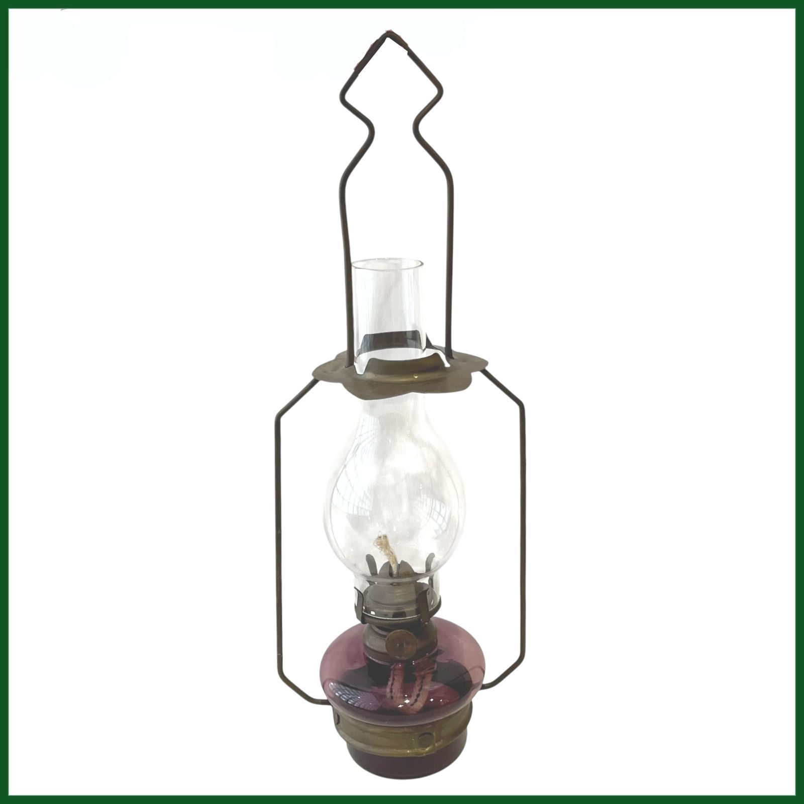 【希少・美品】小樽ガラス製 アンティークオイルランプ 楽天市場】骨董○和ガラス卓上オイルランプ○ | 明治時代-19世紀頃