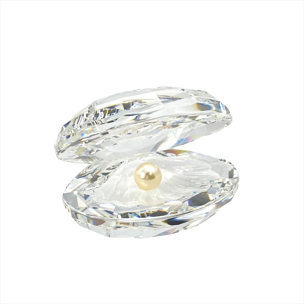 スワロフスキー SWAROVSKI 貝と真珠 シェル ホワイトパール オブジェ