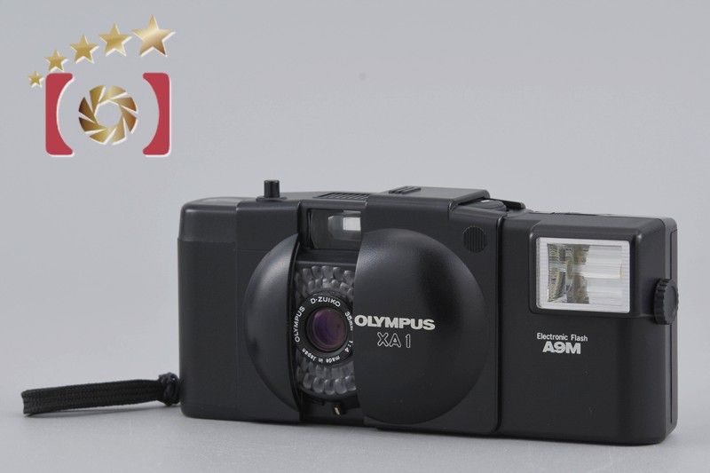 【中古】OLYMPUS オリンパス XA1 コンパクトフィルムカメラ + A9M エレクトロニックフラッシュ OLYMPUS オリンパス 【中古】OLYMPUS オリンパス XA1 コンパクト